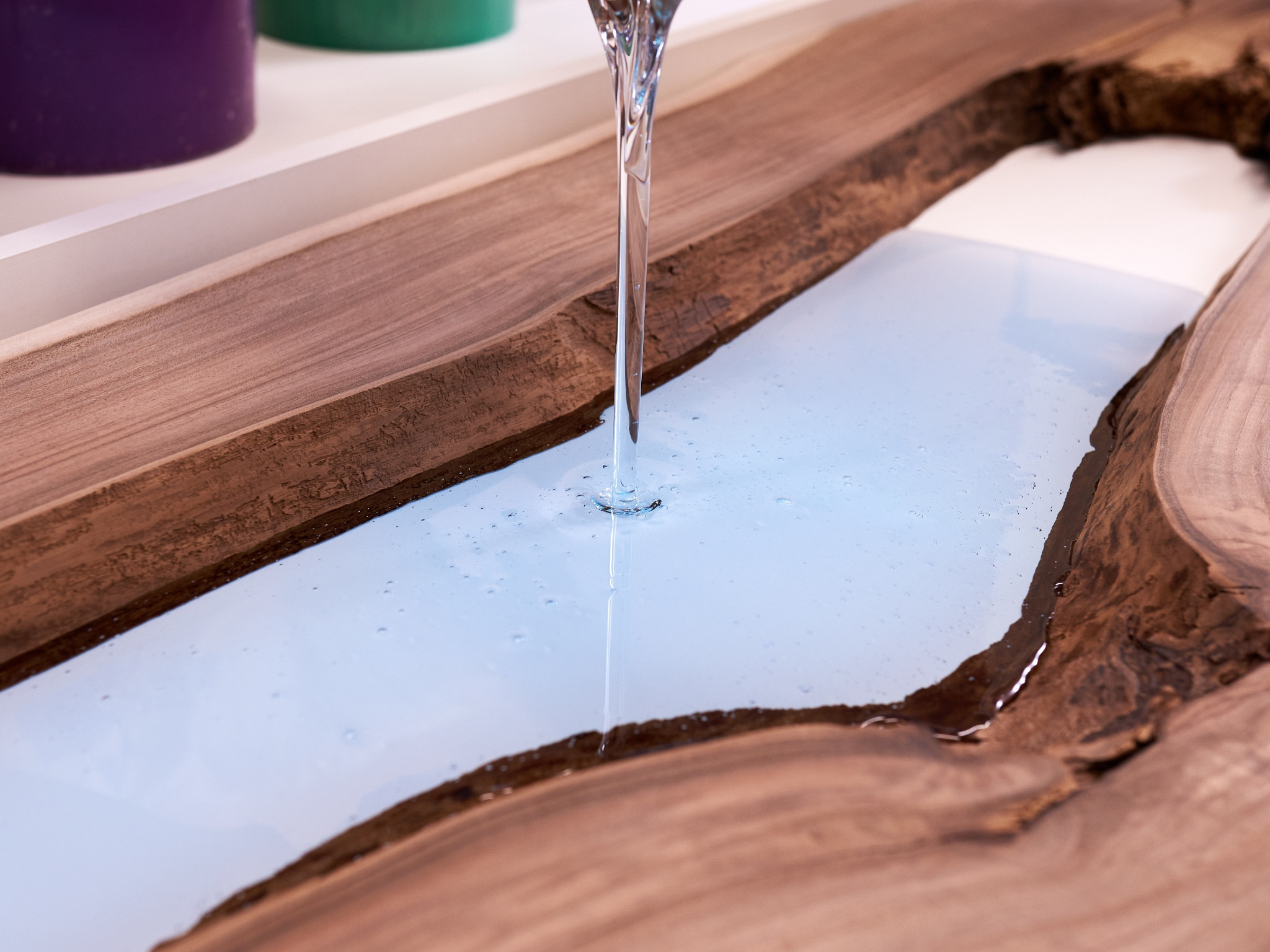 gieten doorzichtige epoxy