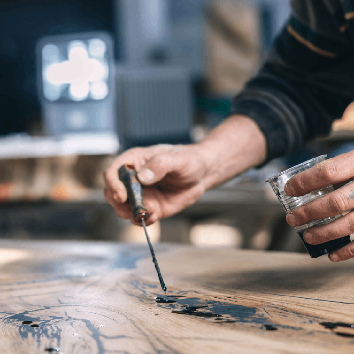 Epoxy tafel maken