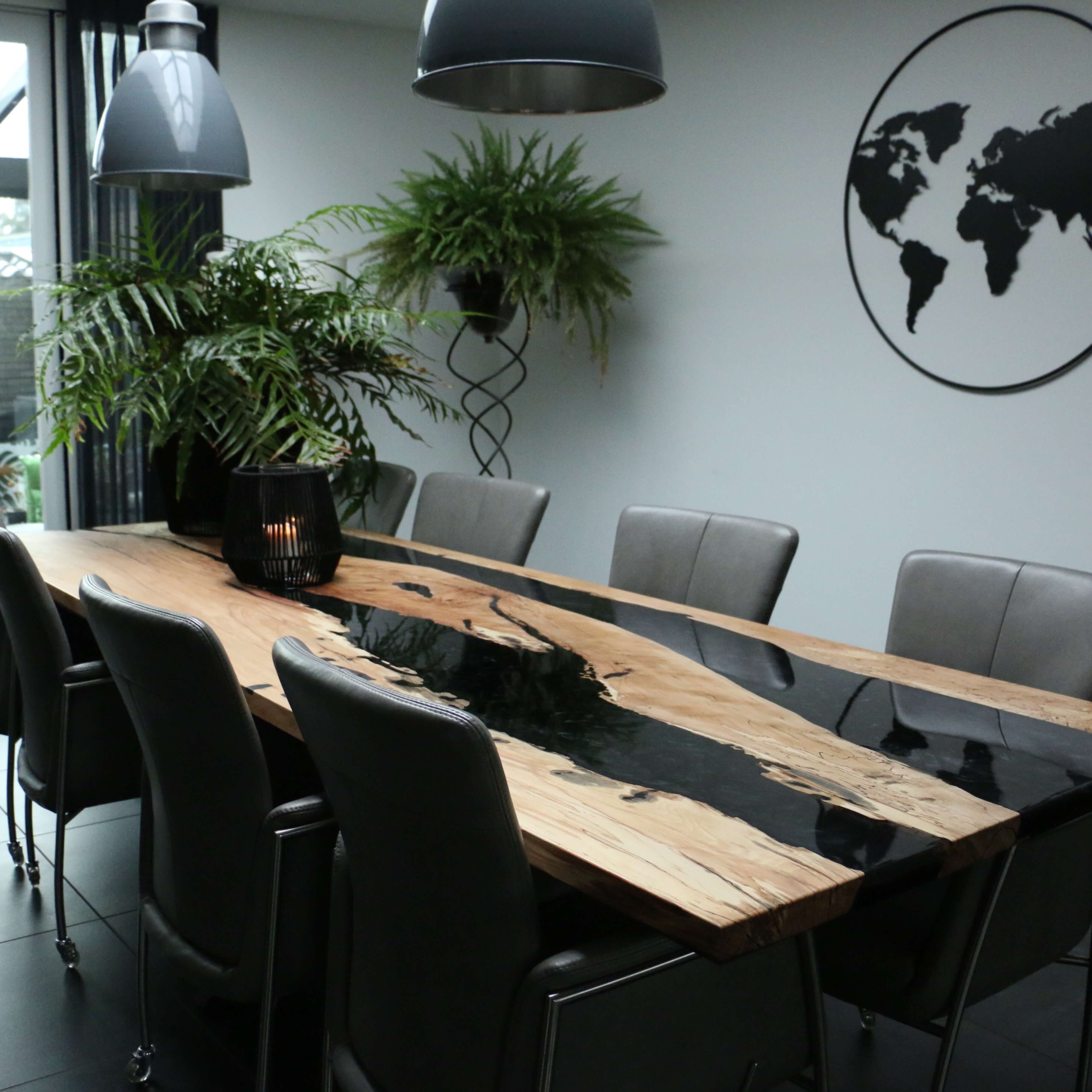 Epoxy boomstamtafel