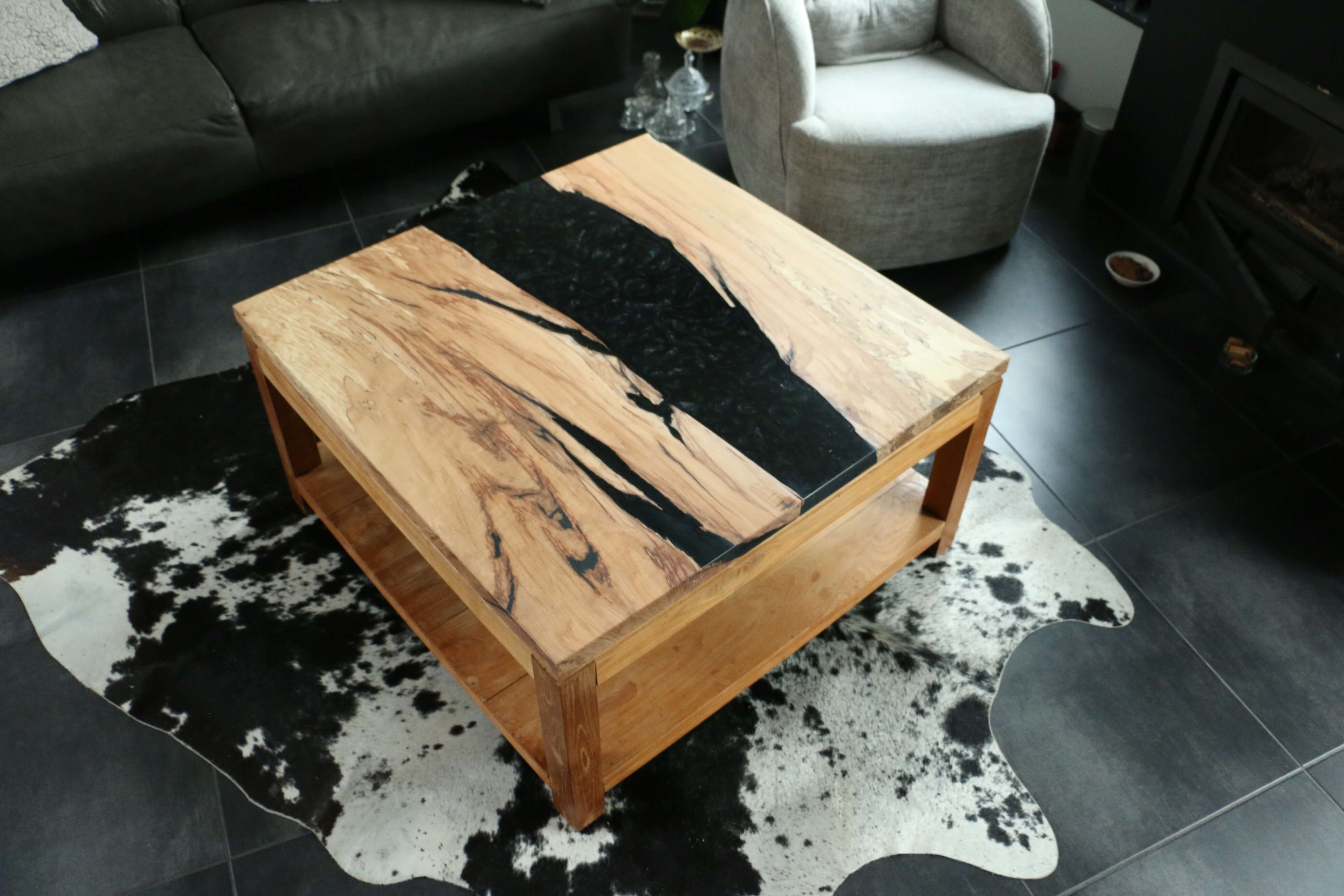 boomstam epoxy salontafel