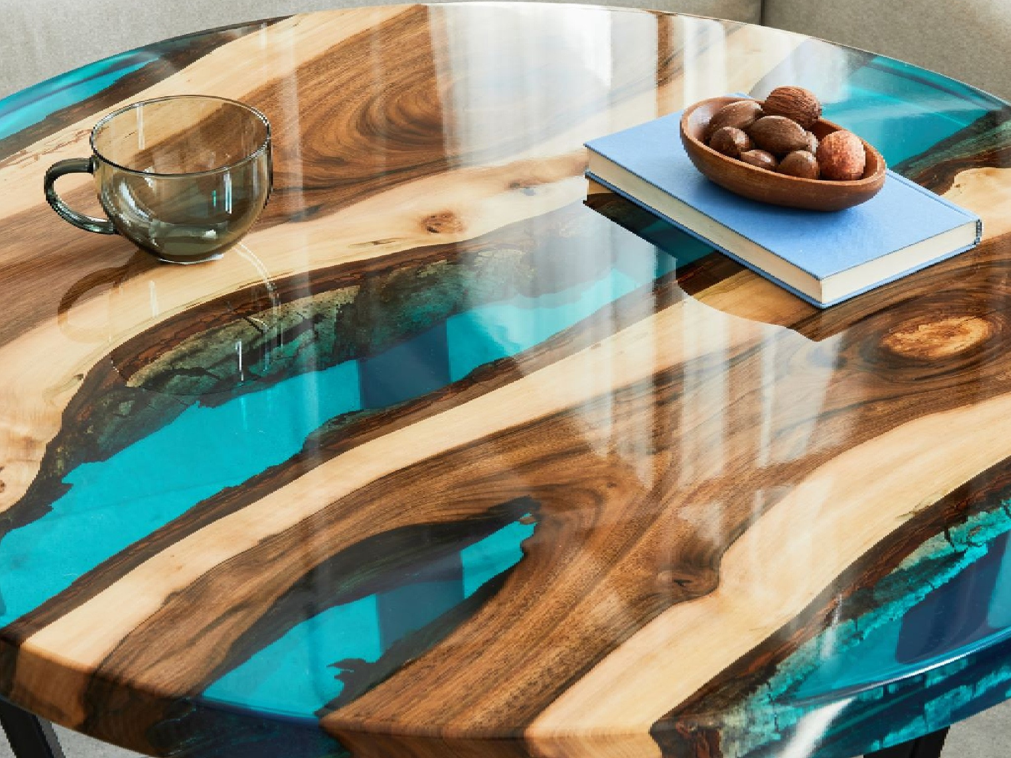 Tafelblad glimmend epoxy